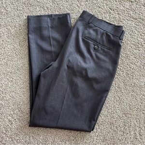 Classic Men's Dress Pants in Charcoal Gray. Modern fit 34x32
